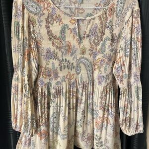 Floral Paisley Women's Top